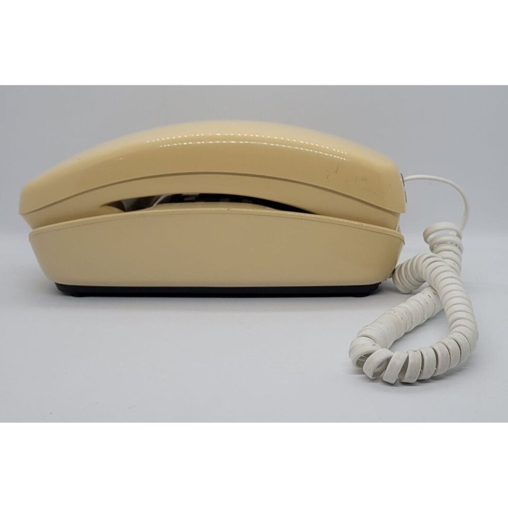 Vintage Western Electric Beige Touch-Tone  12-button Trimline Desk Phone